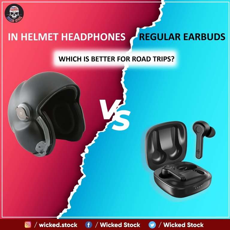 In Helmet Headphones Vs Regular Earbuds Which Is Better For Road